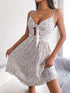 'Elowen' Floral Spaghetti Strap Mini Dress - Celes Fashion